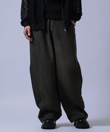 12oz バレルレッグ デニムパンツ