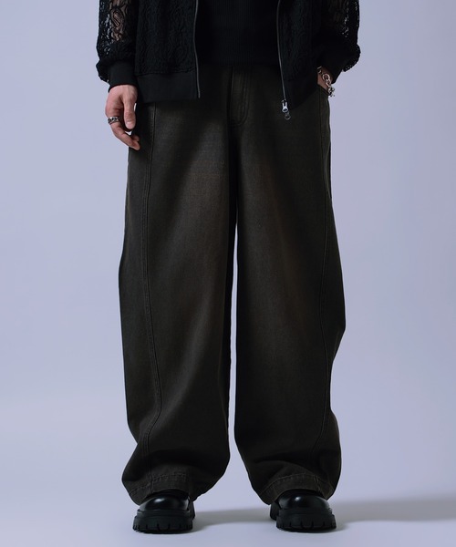 improves(インプローブス)の「12oz バレルレッグ デニムパンツ(デニムパンツ・メンズ・カモフラージュ/ブルー/チャコール/ブラック/ネイビー・LARGE/X-LARGE/MEDIUM)」の11枚目の写真