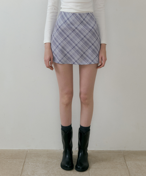REORG(リオルグ)の「BATD CHECK MINI SKIRT GRAY(スカート・レディース・その他・SMALL/MEDIUM/LARGE)」の2枚目の写真