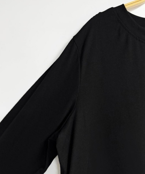 ONEP STAR(ワンピスター)の「バックボタンデザイントップス(Tシャツ/カットソー・レディース・ブラック/カーキ・LARGE/MEDIUM)」の16枚目の写真