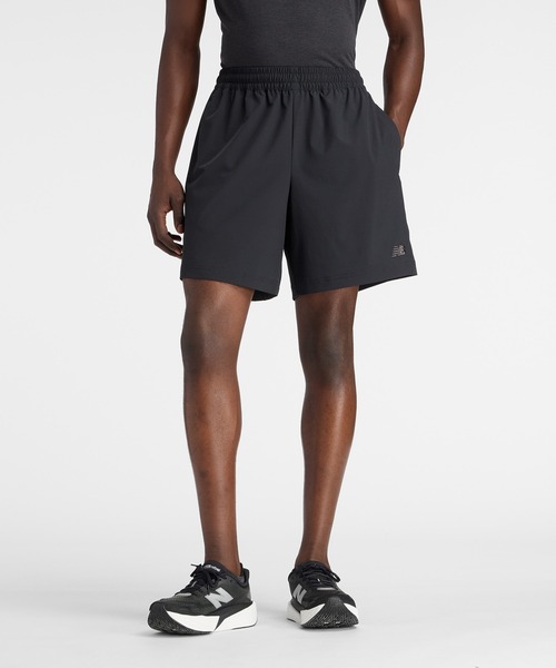 NEW BALANCE(ニューバランス)の「アスレチックスストレッチウーブンショーツ7インチ(その他パンツ・メンズ・ブラック/ライトグレー・SMALL/MEDIUM/LARGE/X-LARGE/XX-LARGE)」の2枚目の写真
