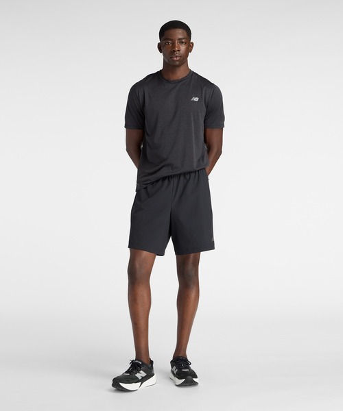 NEW BALANCE(ニューバランス)の「アスレチックスストレッチウーブンショーツ7インチ(その他パンツ・メンズ・ブラック/ライトグレー・SMALL/MEDIUM/LARGE/X-LARGE/XX-LARGE)」の8枚目の写真