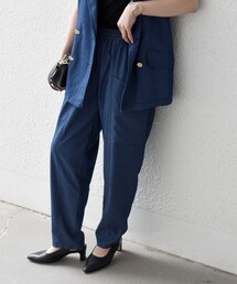 SHIPS any | SHIPS any:〈洗濯機可能〉シャンブレー デニム ポケット テーパード パンツ(その他パンツ)