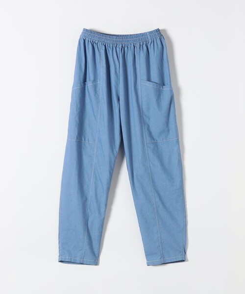 SHIPS any（シップス エニィ）の「SHIPS any:〈洗濯機可能〉シャンブレー デニム ポケット テーパード パンツ（その他パンツ・レディース・ライトブルー/ブルー・38/36）」の18枚目の写真