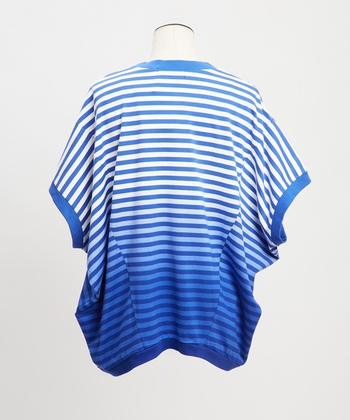 gomme(ゴム)の「グラデーションバルーンT(Tシャツ/カットソー・レディース・ブルー/チャコールグレー/ブラック・MEDIUM)」の13枚目の写真