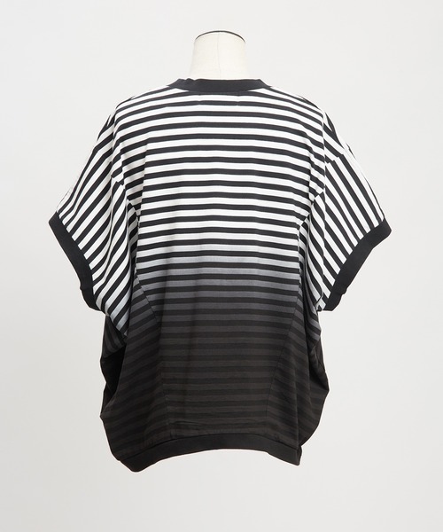gomme(ゴム)の「グラデーションバルーンT(Tシャツ/カットソー・レディース・ブルー/チャコールグレー/ブラック・MEDIUM)」の17枚目の写真