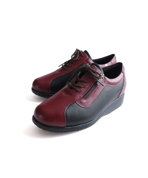 Pointer(shoes)(ポインター)の「【日本製 本革】 コンフォートシューズ /スニーカー(スニーカー・レディース・ブラック系その他2/ダークベージュ/ワイン/グレー/グレイッシュベージュ/ブラック/ブラック系その他3/ブラック系その他/グレー系その他・22.5cm/22cm/23.5cm/23cm/24.5cm/24cm)」の9枚目の写真