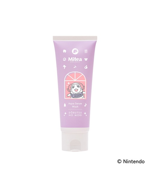 Cosme Kitchen(コスメキッチン)の「Mitea ORGANIC / <数量限定・どうぶつの森デザイン>アクアセラムウォッシュ(洗顔料・レディース・その他・FREE)」の1枚目の写真