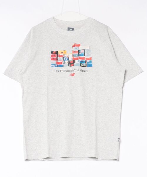NEW BALANCE(ニューバランス)の「new balance/ニューバランス 半袖 Tシャツ ボックスTシャツ MT61H0DX(Tシャツ/カットソー・メンズ・ブラック/グレー・M/XL/L)」の17枚目の写真