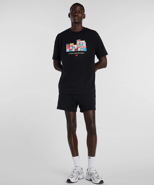 NEW BALANCE(ニューバランス)の「new balance/ニューバランス 半袖 Tシャツ ボックスTシャツ MT61H0DX(Tシャツ/カットソー・メンズ・ブラック/グレー・M/XL/L)」の6枚目の写真