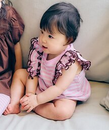 apres les cours | 【リンク】ワッフルメロウボディースーツ(ロンパース)