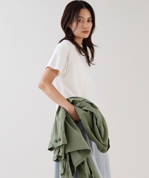 marmors（マルモア）の「【marmors】ビジューTシャツ（Tシャツ/カットソー・レディース・ホワイト/チャコールグレー・36）」の5枚目の写真