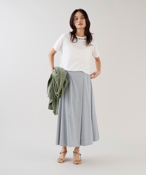 marmors（マルモア）の「【marmors】ビジューTシャツ（Tシャツ/カットソー・レディース・ホワイト/チャコールグレー・36）」の7枚目の写真