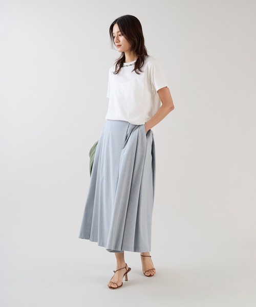 marmors（マルモア）の「【marmors】ビジューTシャツ（Tシャツ/カットソー・レディース・ホワイト/チャコールグレー・36）」の8枚目の写真