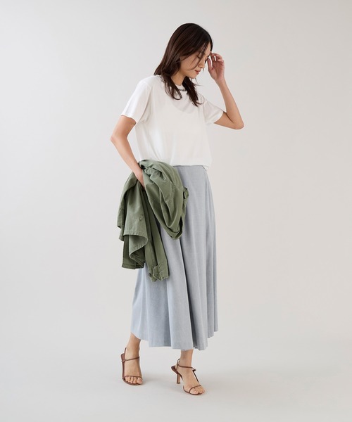 marmors（マルモア）の「【marmors】ビジューTシャツ（Tシャツ/カットソー・レディース・ホワイト/チャコールグレー・36）」の9枚目の写真