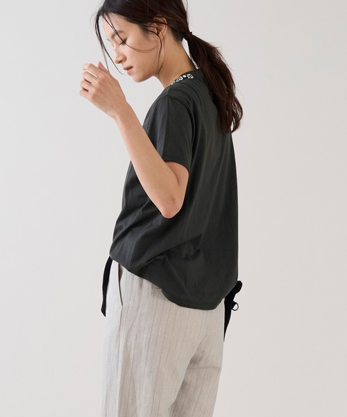 marmors（マルモア）の「【marmors】ビジューTシャツ（Tシャツ/カットソー・レディース・ホワイト/チャコールグレー・36）」の15枚目の写真