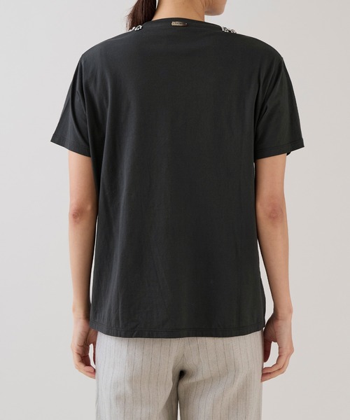 marmors（マルモア）の「【marmors】ビジューTシャツ（Tシャツ/カットソー・レディース・ホワイト/チャコールグレー・36）」の21枚目の写真