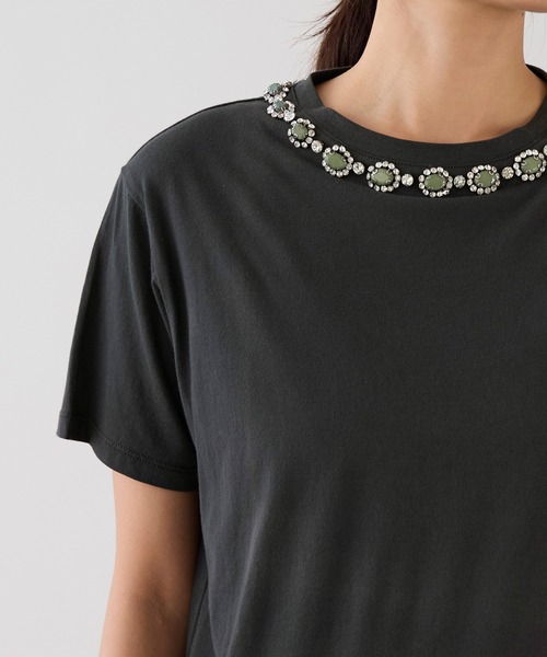 marmors（マルモア）の「【marmors】ビジューTシャツ（Tシャツ/カットソー・レディース・ホワイト/チャコールグレー・36）」の22枚目の写真