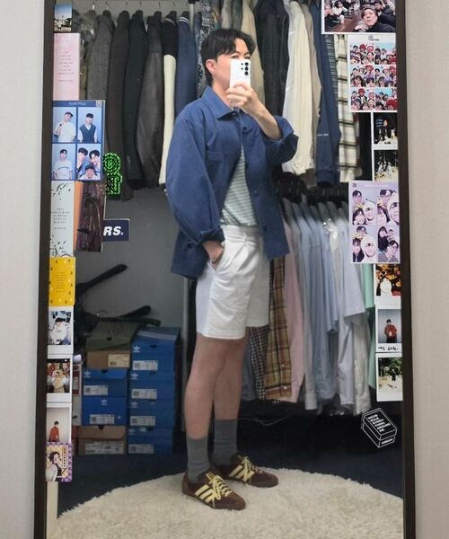 UNIFORM BRIDGE（ユニフォームブリッジ）の「ubc multi stripe s/s t-shirt mint（Tシャツ/カットソー・メンズ・その他・MEDIUM/LARGE/X-LARGE/XX-LARGE）」の2枚目の写真