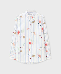 PS Paul Smith | "Watercolor Paint Floral" カジュアルシャツ / 162315 765X(シャツ/ブラウス)