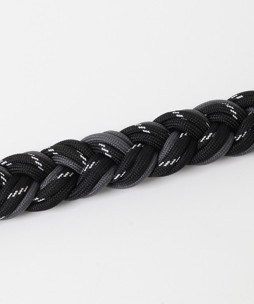 KBF（ケイビーエフ）の「ロープナイロンBAG（ショルダーバッグ・レディース・チャコールグレー/カーキ・ONE）」の8枚目の写真