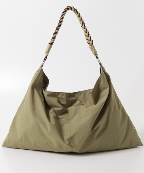 KBF（ケイビーエフ）の「ロープナイロンBAG（ショルダーバッグ・レディース・チャコールグレー/カーキ・ONE）」の11枚目の写真