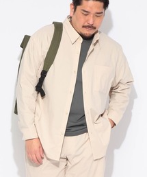 シャツ 長袖 メンズ 大きいサイズ NEO LINEN 無地 レギュラー シャツ B&T CLUB (ビーアンドティークラブ)