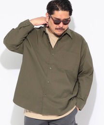 シャツ 長袖 メンズ 大きいサイズ NEO LINEN 無地 レギュラー シャツ B&T CLUB (ビーアンドティークラブ)