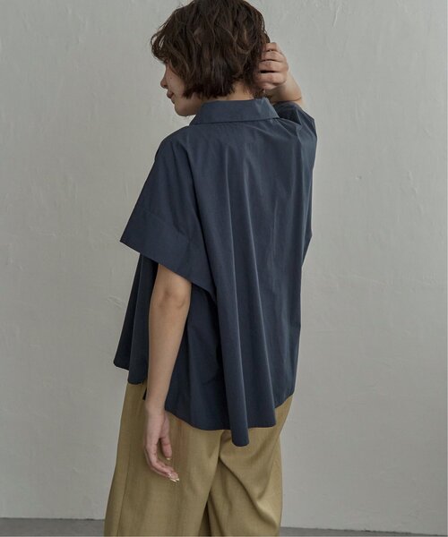 notch.(ノッチ)の「タックスリーブシャツ(シャツ/ブラウス・レディース・オフホワイト/ネイビー・M)」の18枚目の写真