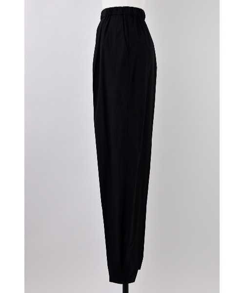 nagonstans(ナゴンスタンス)の「tuck track pants(スラックス・レディース・ホワイト/ブラック・SMALL/MEDIUM)」の8枚目の写真