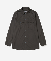 ADDSLOW（アドスロー）の「Two Pocket Shirt (Brown)（シャツ/ブラウス）」