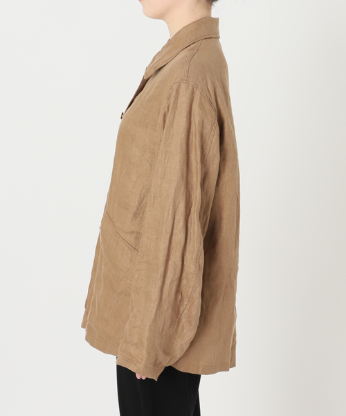 Deuxieme Classe（ドゥーズィエムクラス）の「OGLINEN COVERALL ジャケット（その他アウター・レディース・キャメル・FREE）」の14枚目の写真