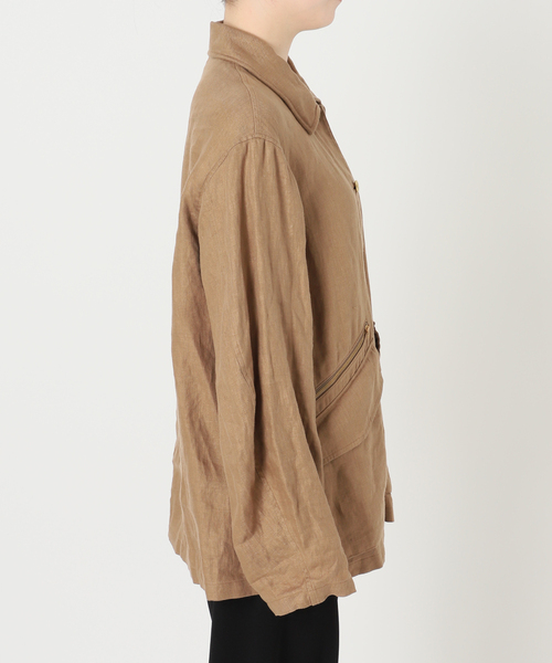 Deuxieme Classe（ドゥーズィエムクラス）の「OGLINEN COVERALL ジャケット（その他アウター・レディース・キャメル・FREE）」の16枚目の写真