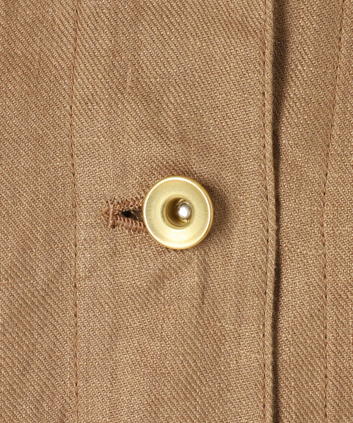 Deuxieme Classe（ドゥーズィエムクラス）の「OGLINEN COVERALL ジャケット（その他アウター・レディース・キャメル・FREE）」の20枚目の写真