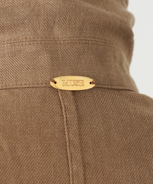 Deuxieme Classe（ドゥーズィエムクラス）の「OGLINEN COVERALL ジャケット（その他アウター・レディース・キャメル・FREE）」の22枚目の写真