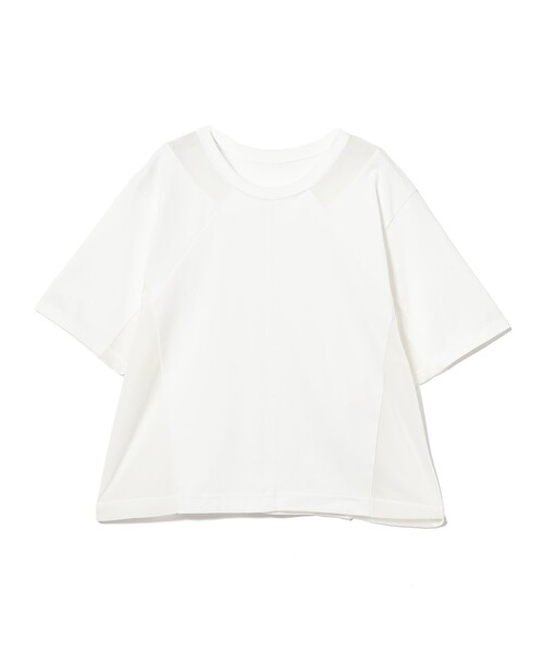 Ray BEAMS(レイビームス)の「【8/6 再値下げ】シアー キリカエ クルーネック Tシャツ(Tシャツ/カットソー・レディース・ブラック/ホワイト・ONE SIZE)」の16枚目の写真