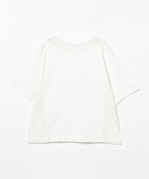 Ray BEAMS(レイビームス)の「【8/6 再値下げ】シアー キリカエ クルーネック Tシャツ(Tシャツ/カットソー・レディース・ブラック/ホワイト・ONE SIZE)」の12枚目の写真