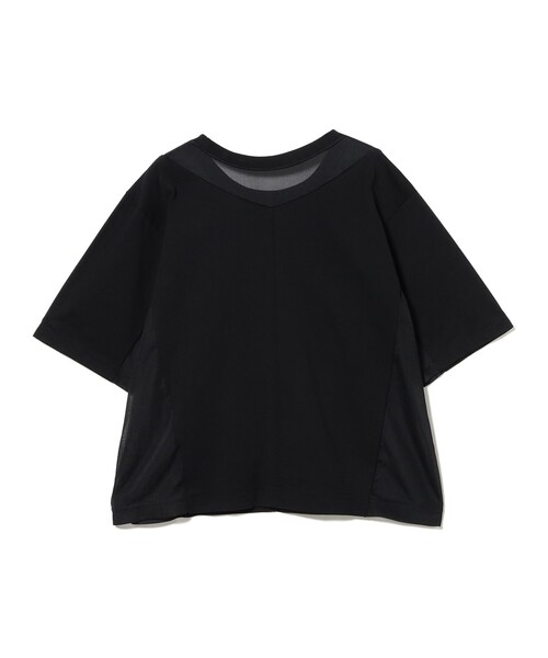 Ray BEAMS(レイビームス)の「【8/6 再値下げ】シアー キリカエ クルーネック Tシャツ(Tシャツ/カットソー・レディース・ブラック/ホワイト・ONE SIZE)」の8枚目の写真