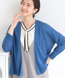 SHOO・LA・RUE | 【ひんやり/洗濯機可/S-LL】オンにもオフにも マルチに使えるトッパーカーディガン(カーディガン/ボレロ)