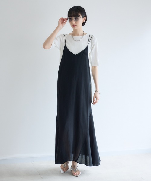 Paradise Picnic(パラダイスピクニック)の「cloche 5分袖リブニットトップス(ニット/セーター・レディース・レッド/ホワイト/ブラック・FREE)」の9枚目の写真