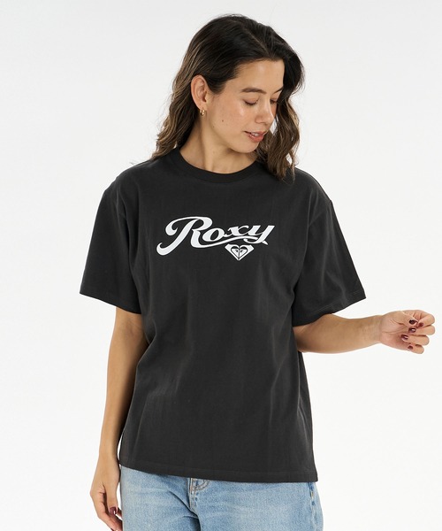 ROXY(ロキシー)の「ROXY/ロキシー 半袖 Tシャツ ロゴ WATER SURFACE RST262625M(Tシャツ/カットソー・レディース・ホワイト/ブラック/グリーン・M/S/L)」の6枚目の写真