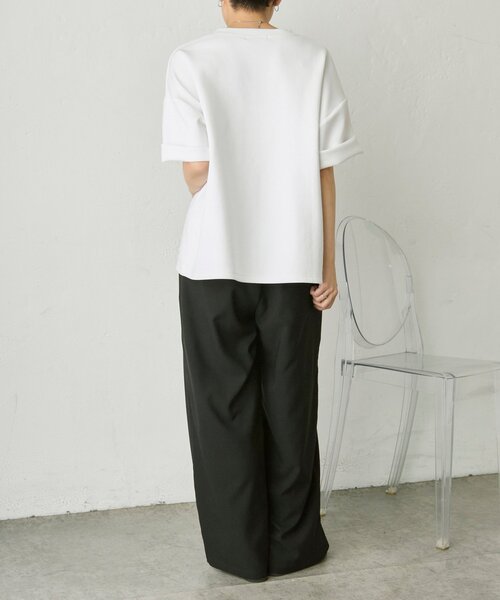 ear PAPILLONNER(イアパピヨネ)の「SUM1コードトップス【SUM1 STYLE】(Tシャツ/カットソー・レディース・ホワイト/ブラック・FREE)」の22枚目の写真