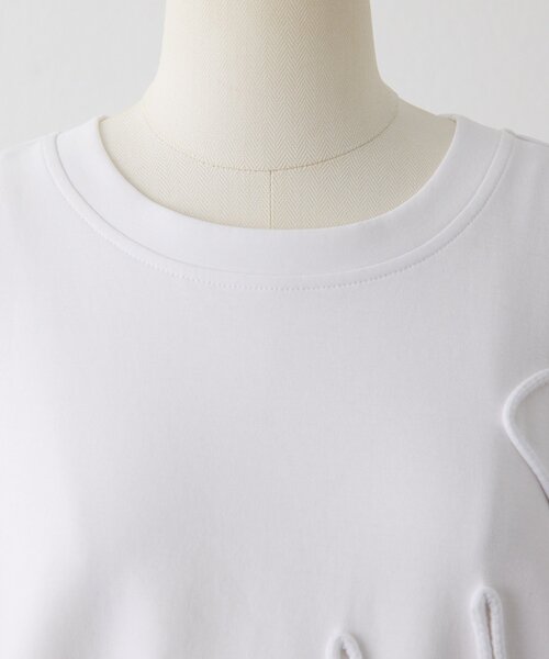 ear PAPILLONNER(イアパピヨネ)の「SUM1コードトップス【SUM1 STYLE】(Tシャツ/カットソー・レディース・ホワイト/ブラック・FREE)」の18枚目の写真