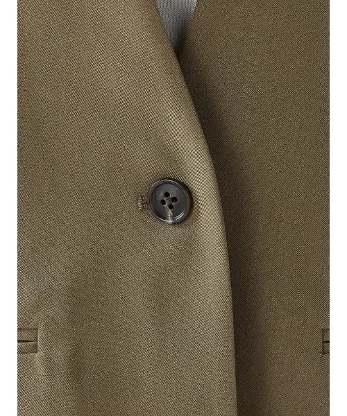 Perfect Suit FActory(パーフェクトスーツファクトリー)の「【ツイルノーカラージャケット】オケージョンからデイリーまで活躍する上品ジャケット ネイビー/カーキー/グレー(ノーカラージャケット・レディース・ネイビー/カーキ/グレー・S/L/M)」の14枚目の写真