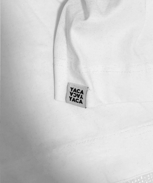 YACA(ヤーカ)の「Wide Long Sleeve T-shirt/ワイドロングスリーブTシャツ【unisex item】(Tシャツ/カットソー・レディース・ブラック/ホワイト・FREE)」の20枚目の写真