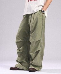 RAGEBLUE | Over Dye Snow Loose Wide Pants/加工スノールーズ/パラシュートパンツ(カーゴパンツ)