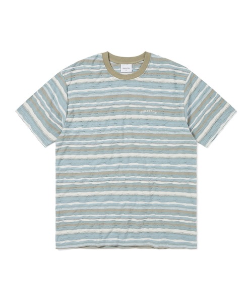 thisisneverthat(ディスイズネバーザット)の「Wave Jacquard Tee(Tシャツ/カットソー・メンズ・オレンジ/ダークパープル/ブルー・L/M/S/XL)」の2枚目の写真