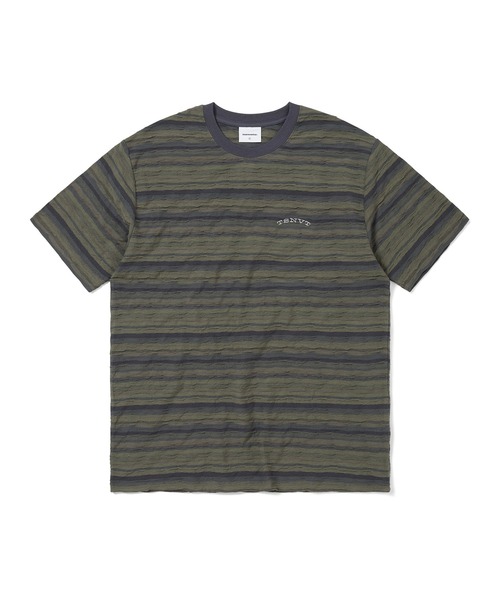 thisisneverthat(ディスイズネバーザット)の「Wave Jacquard Tee(Tシャツ/カットソー・メンズ・オレンジ/ダークパープル/ブルー・L/M/S/XL)」の3枚目の写真