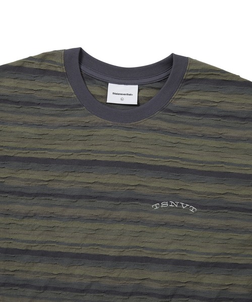 thisisneverthat(ディスイズネバーザット)の「Wave Jacquard Tee(Tシャツ/カットソー・メンズ・オレンジ/ダークパープル/ブルー・L/M/S/XL)」の7枚目の写真