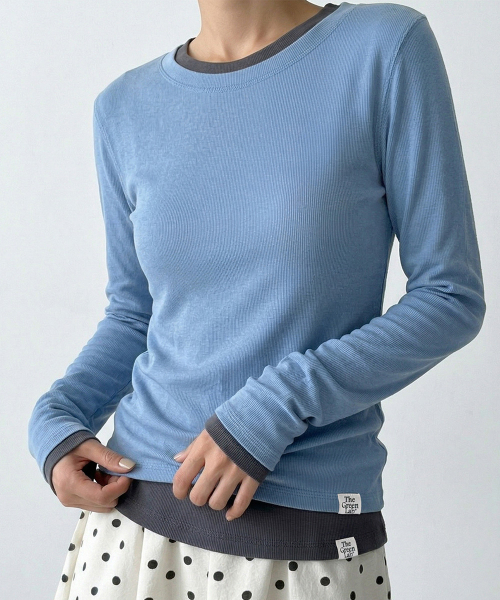 THE GREEN LAB（ザグリーンラボ）の「ソフトテンセルエアリー ロングスリーブ [ライトピンク]（Tシャツ/カットソー・レディース・その他・FREE）」の16枚目の写真